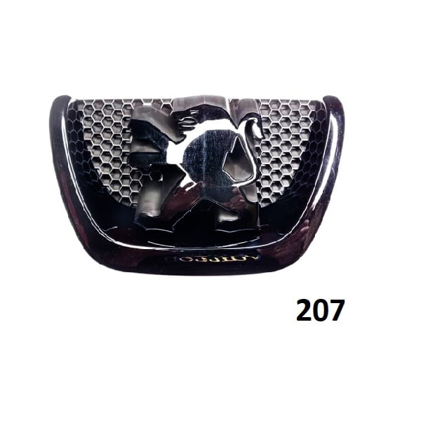 آرم جلوپنجره پژو 207 مشکی پیانویی Peugeot